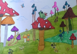 Онлайн выставка детского рисунка  «В мире детских фантазий»